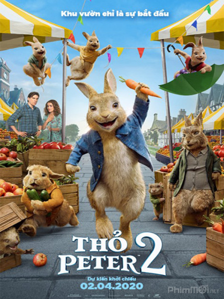 Poster Phim Thỏ Peter 2 (Peter Rabbit 2: The Runaway)