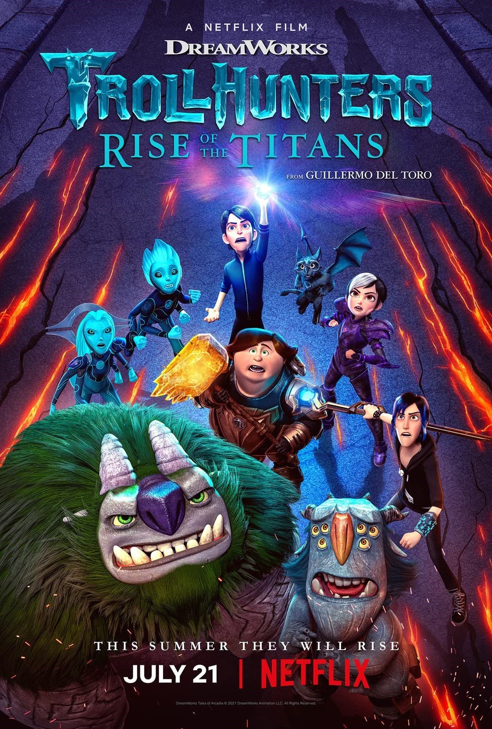 Poster Phim Thợ Săn Yêu Tinh: Titan Trỗi Dậy (Trollhunters: Rise of the Titans)