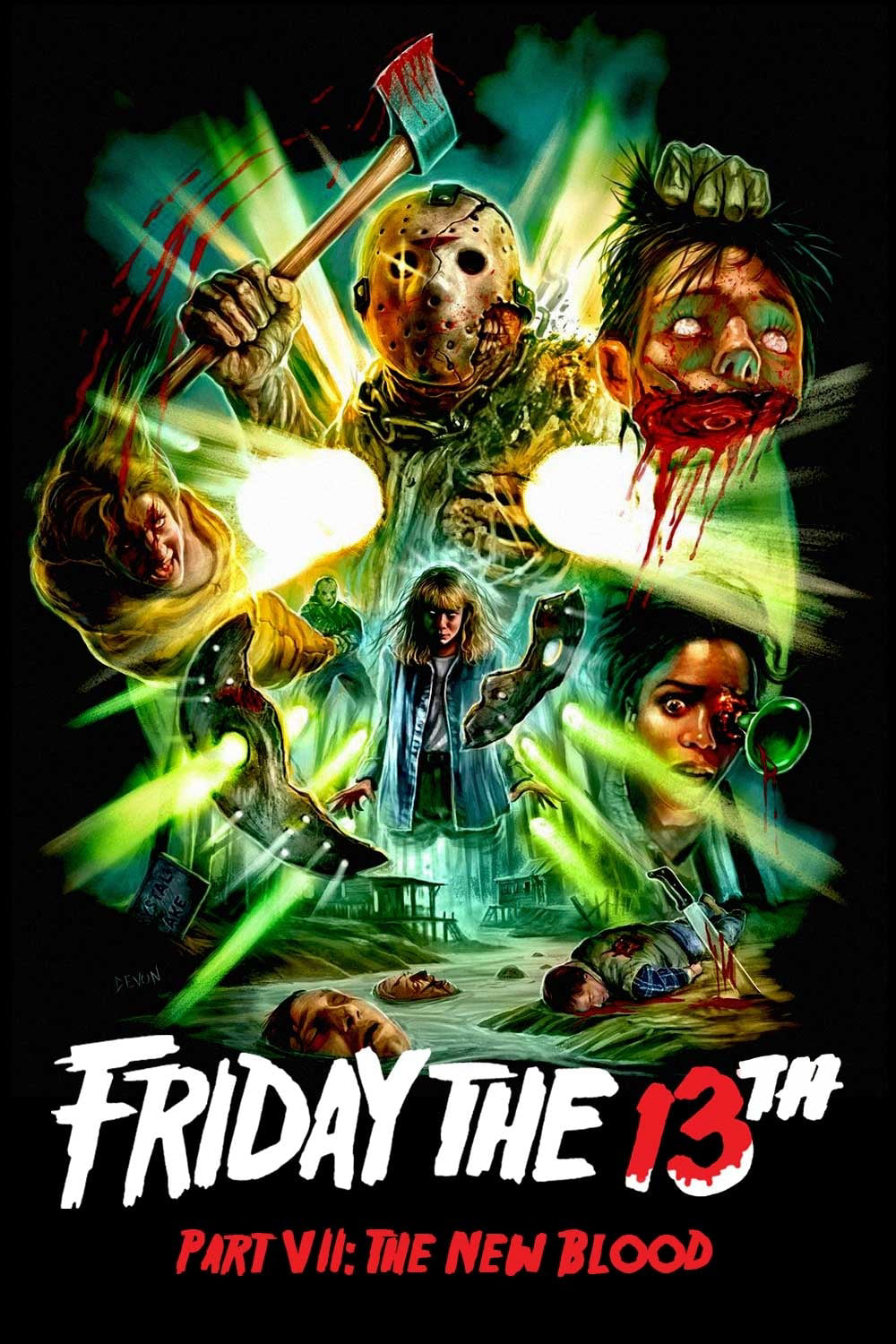 Poster Phim  Thứ 6 Ngày 13 Phần 7 (Friday the 13th Part VII: The New Blood)