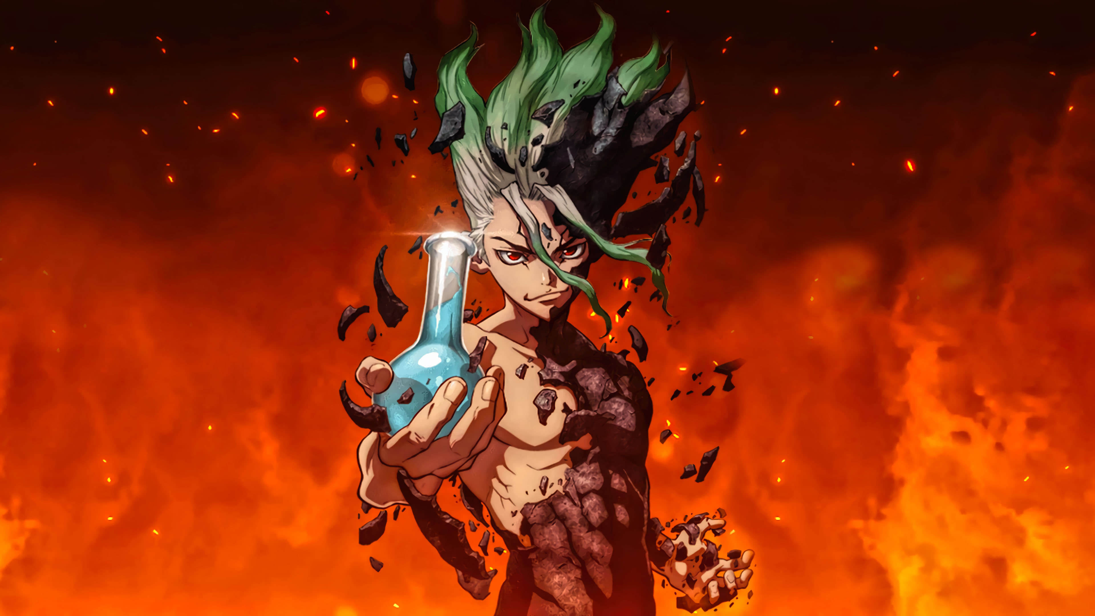 Xem Phim Tiến Sĩ Đá: Hồi Sinh Thế Giới (Phần 1) (Dr. STONE (Season 1))