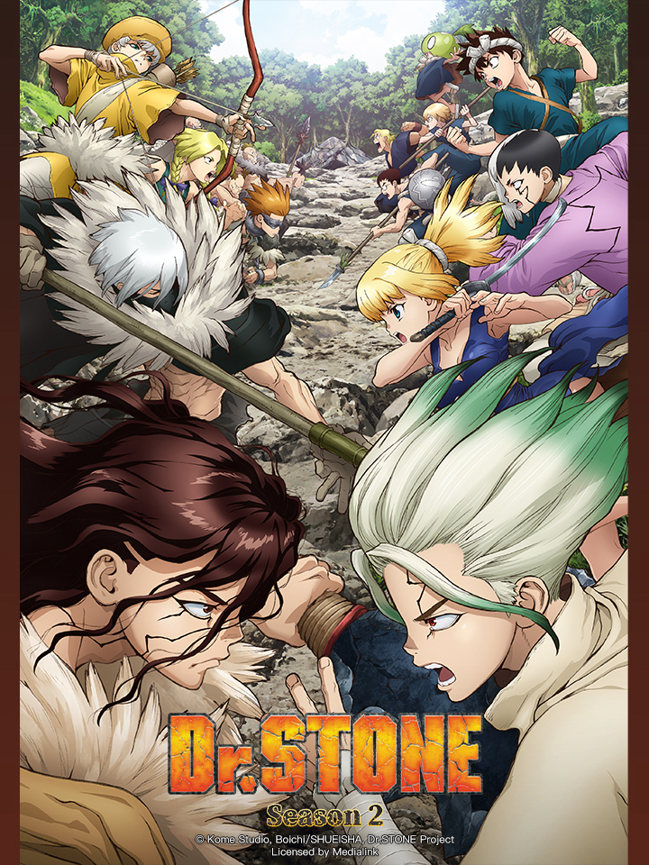 Poster Phim Tiến sĩ đá (Phần 2) (Dr. STONE 2, Dr. Stone: Stone Wars, Dr. Stone 2nd Season)
