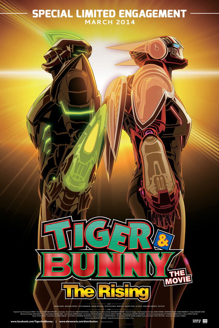 Poster Phim TIGER & BUNNY: Trỗi dậy (TIGER & BUNNY: The Rising)