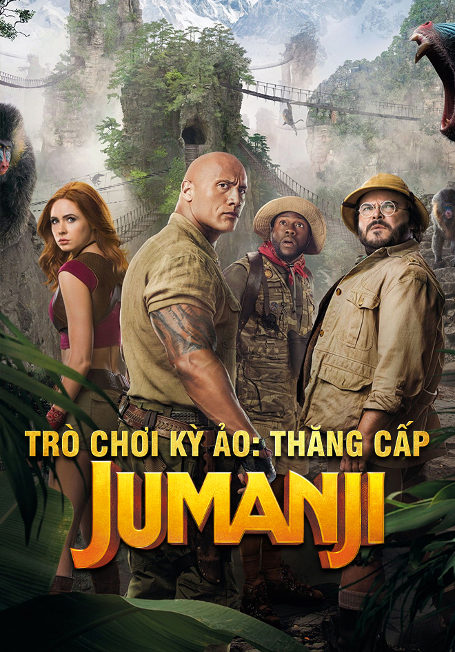 Poster Phim Trò Chơi Kỳ Ảo: Thăng Cấp (Jumanji: The Next Level)