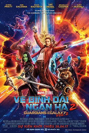 Poster Phim Vệ Binh Dải Ngân Hà 2 (Guardians of the Galaxy Vol. 2)