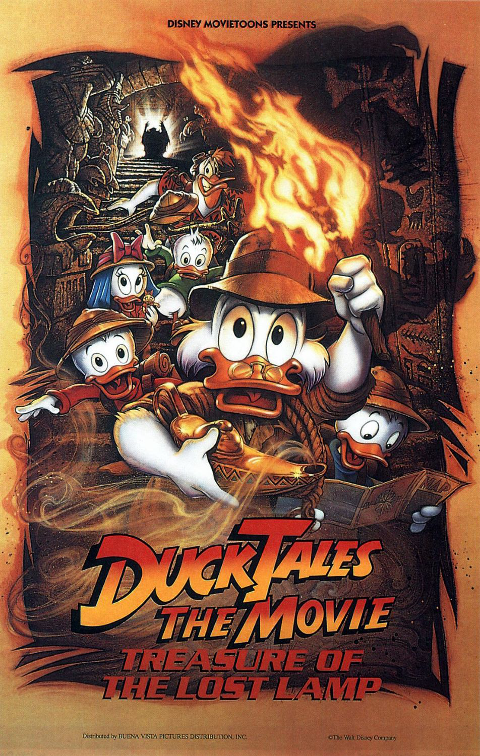 Poster Phim Vịt Donal Và Kho Báu Quốc Gia (DuckTales the Movie: Treasure of the Lost Lamp)