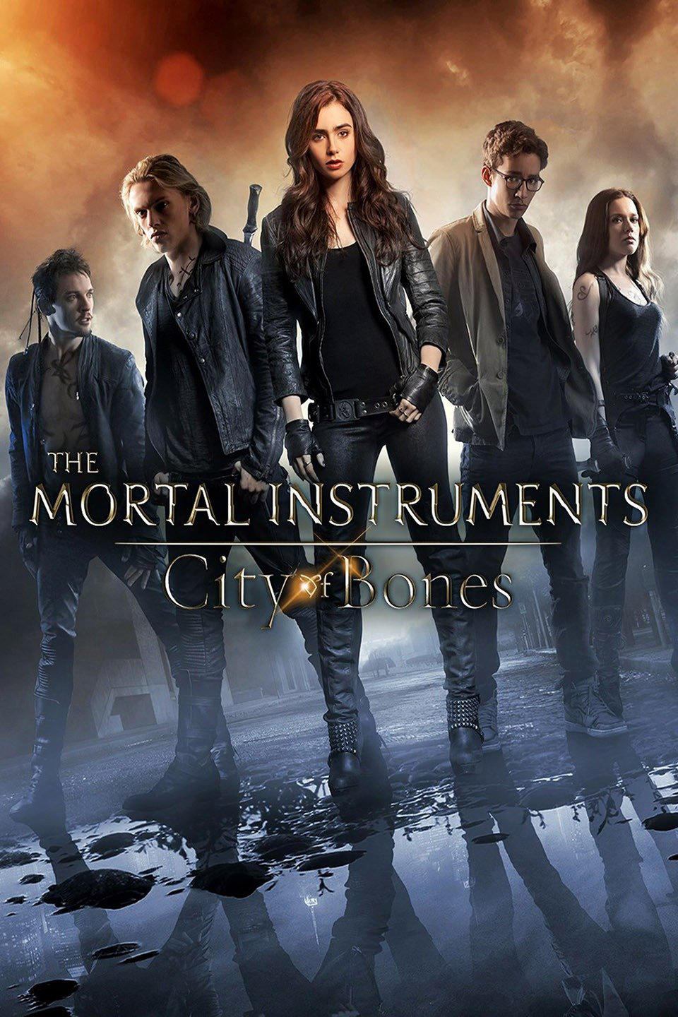 Poster Phim Vũ Khí Bóng Đêm: Thành Phố Xương (The Mortal Instruments: City of Bones)