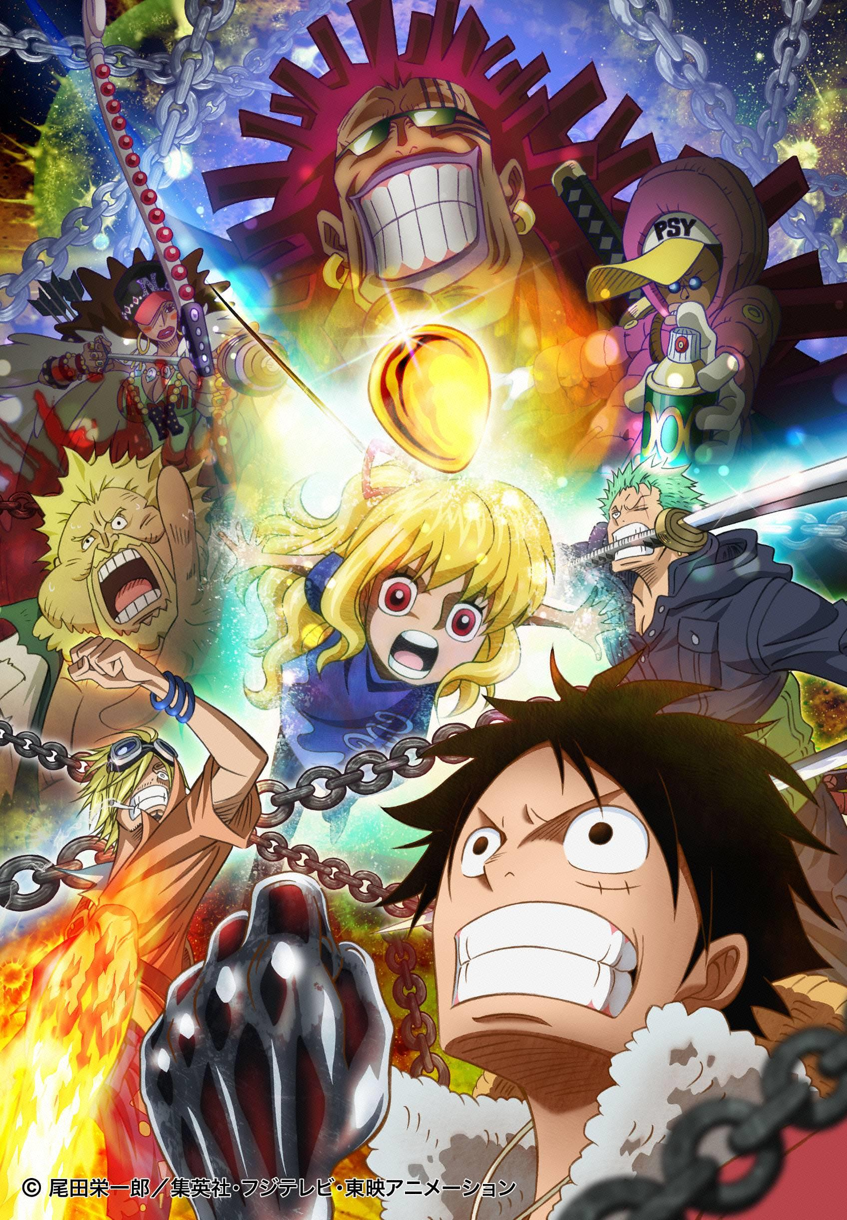 Poster Phim Vua Hải Tặc: Trái tim vàng (One Piece: Heart of Gold)