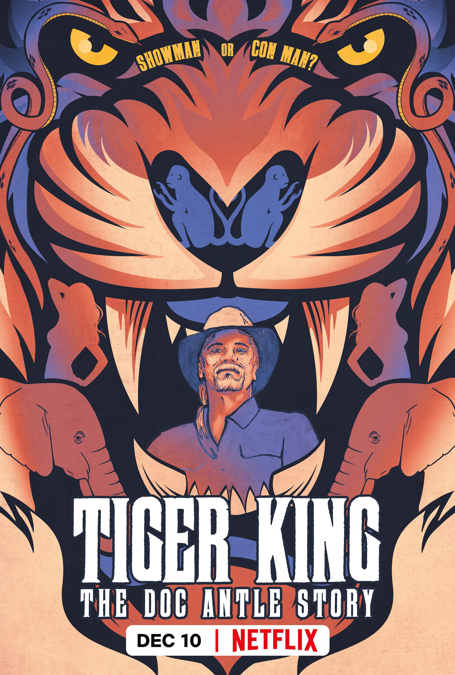 Poster Phim Vua hổ: Chuyện về Doc Antle (Tiger King: The Doc Antle Story)