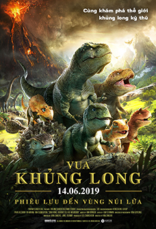 Poster Phim Vua Khủng Long: Phiêu Lưu Đến Vùng Núi Lửa (Dino King: Journey to Fire Mountain)