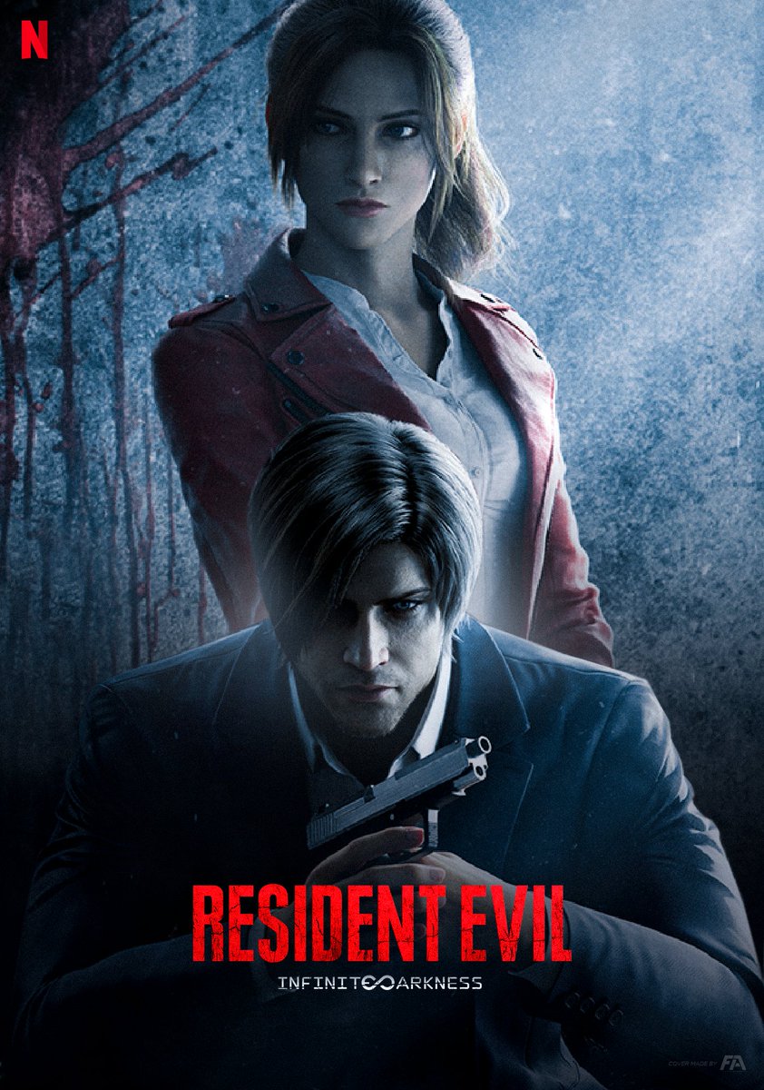 Poster Phim Vùng Đất Quỷ Dữ: Bóng Tối Vô Tận Phần 1 - Resident Evil: Infinite Darkness / Biohazard: Infinite DarknessSeason 1 (Resident Evil: Infinite Darkness Season 1)