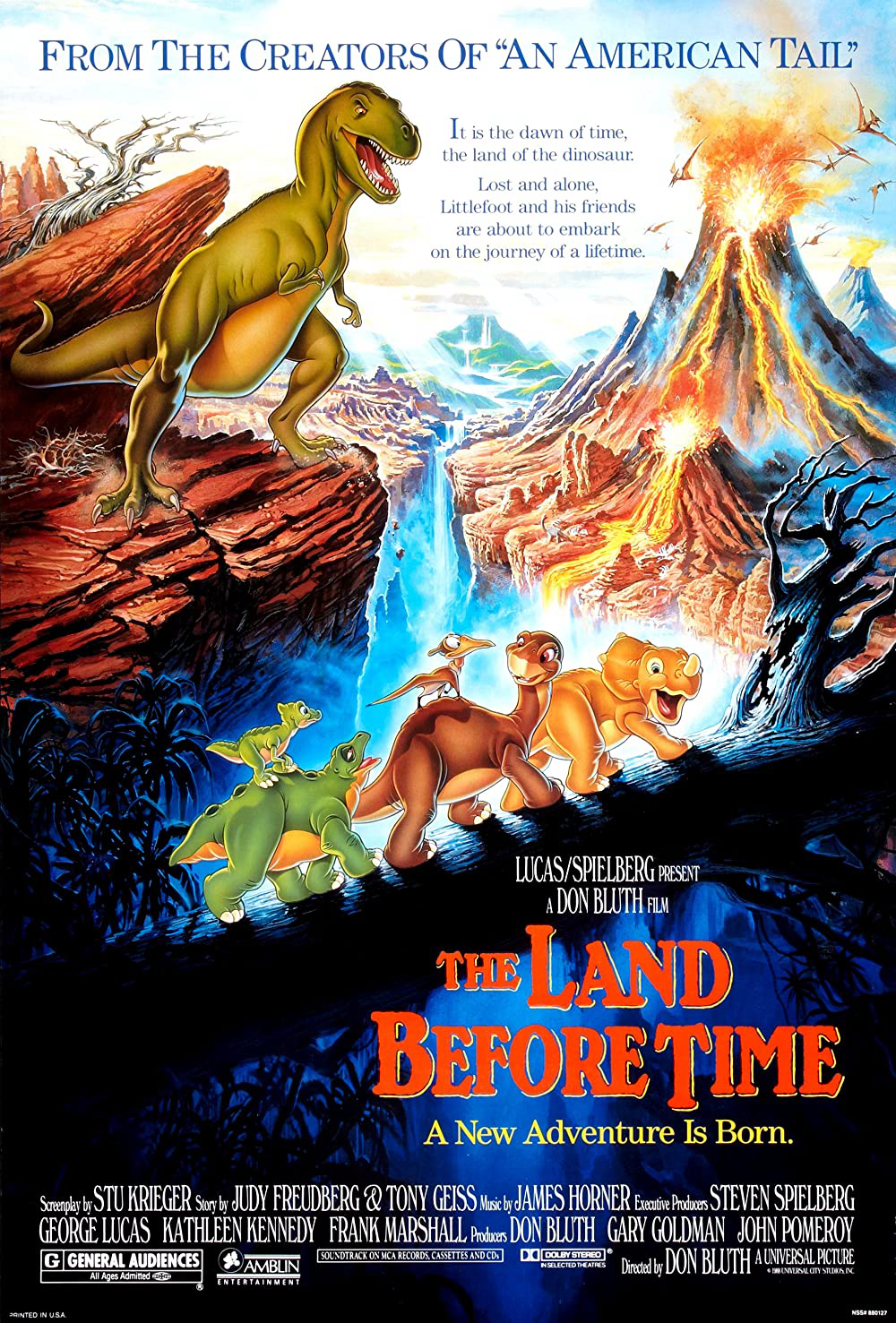 Poster Phim Vùng Đất Tiền Sử (The Land Before Time)