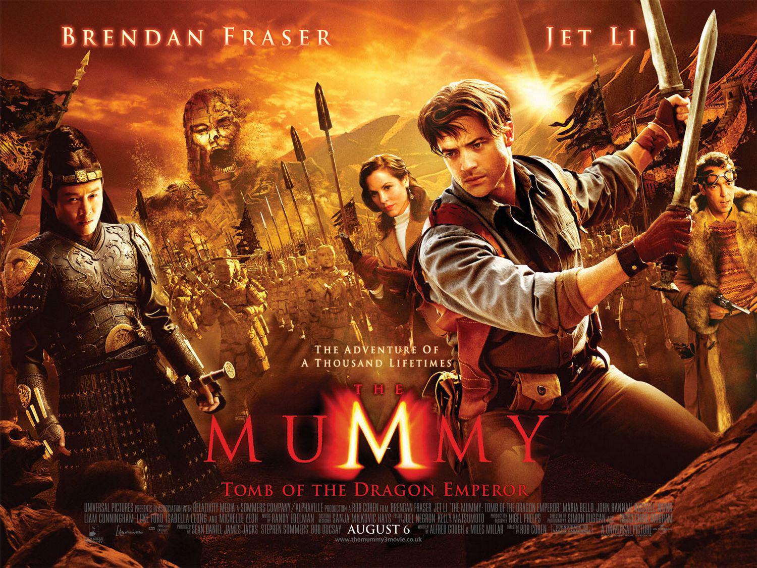 Poster Phim Xác Ướp: Lăng Mộ Vua Tần (The Mummy: Tomb of the Dragon Emperor)