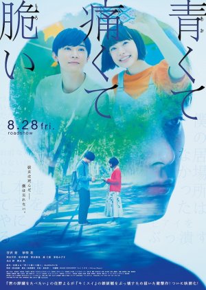 Poster Phim Xanh Lam, Đau Đớn Và Mong Manh (Blue, Painful, and Brittle)