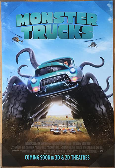 Poster Phim Xe Tải Quái Vật (Monster Trucks)