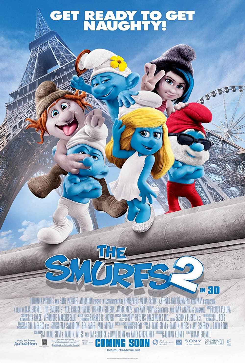 Poster Phim Xì Trum 2 (The Smurfs 2)