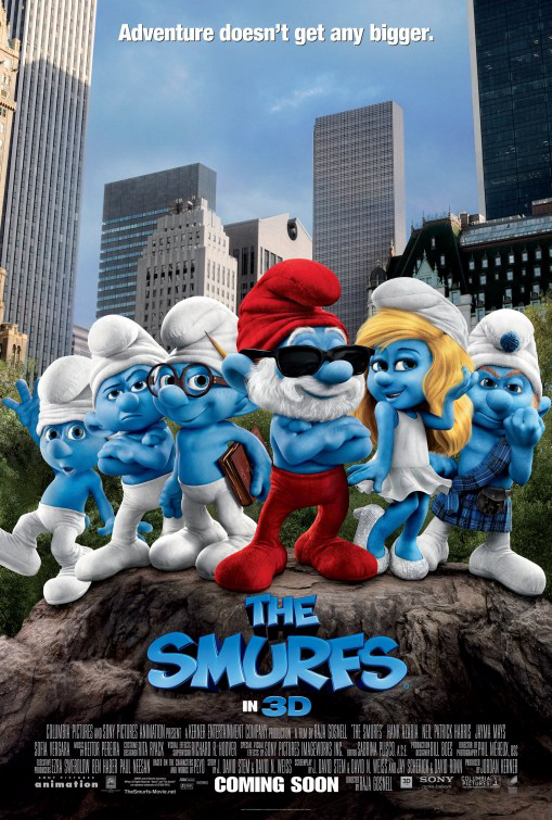Poster Phim Xì Trum (The Smurfs)