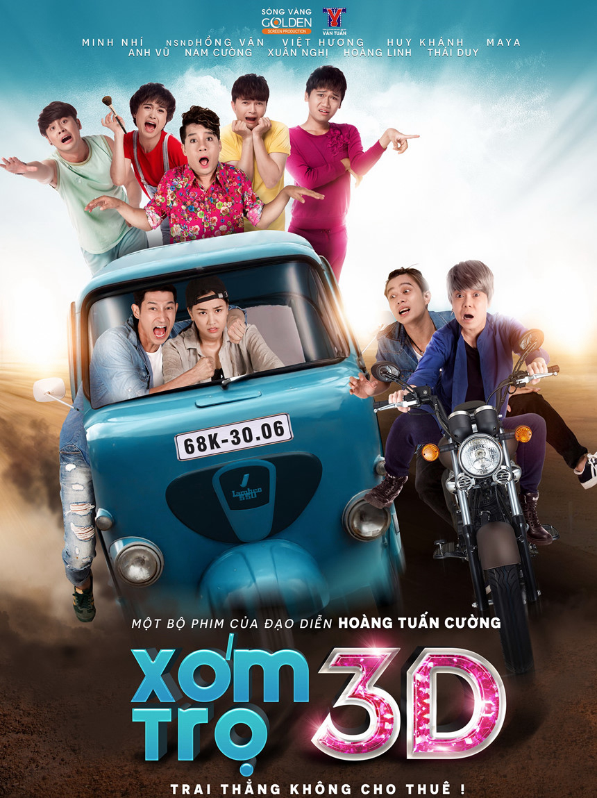 Poster Phim Xóm Trọ 3D (The Alley Of Love)