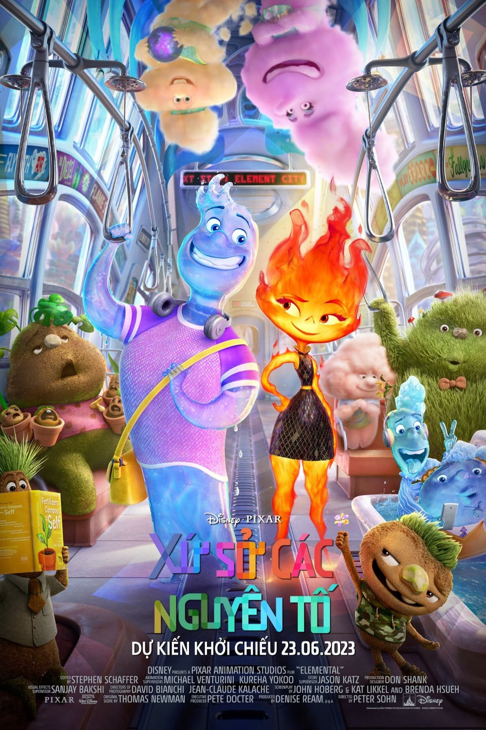Poster Phim Xứ Sở Các Nguyên Tố (Elemental)