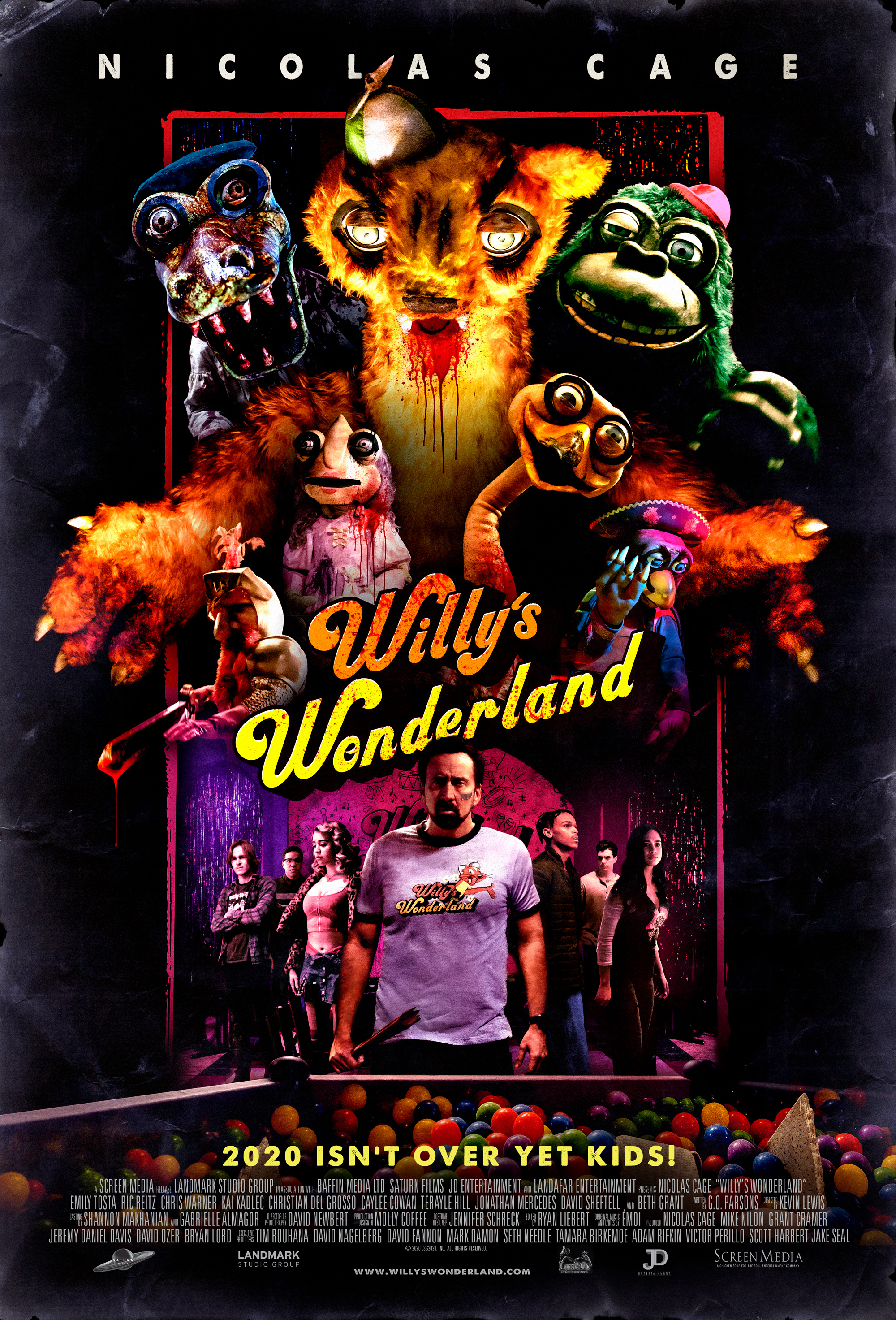 Poster Phim Xứ Sở Diệu Kỳ Của Willy (Willy's Wonderland)