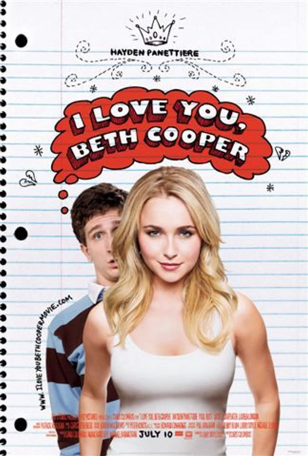 Poster Phim Yêu Nhầm Hot Girl (I Love You, Beth Cooper)